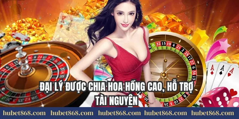 Đại lý được chia hoa hồng cao, hỗ trợ tài nguyên