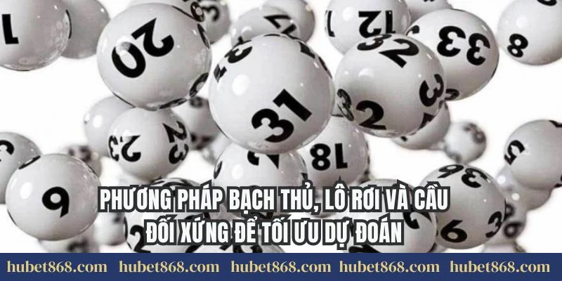 Phương pháp bạch thủ, lô rơi và cầu đối xứng để tối ưu dự đoán