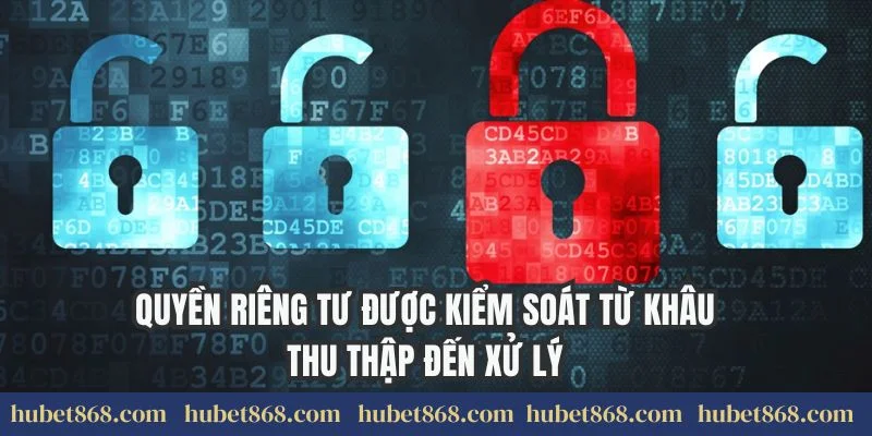 Quyền riêng tư được kiểm soát từ khâu thu thập đến xử lý