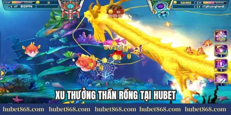 Xu thưởng thần rồng tại Hubet